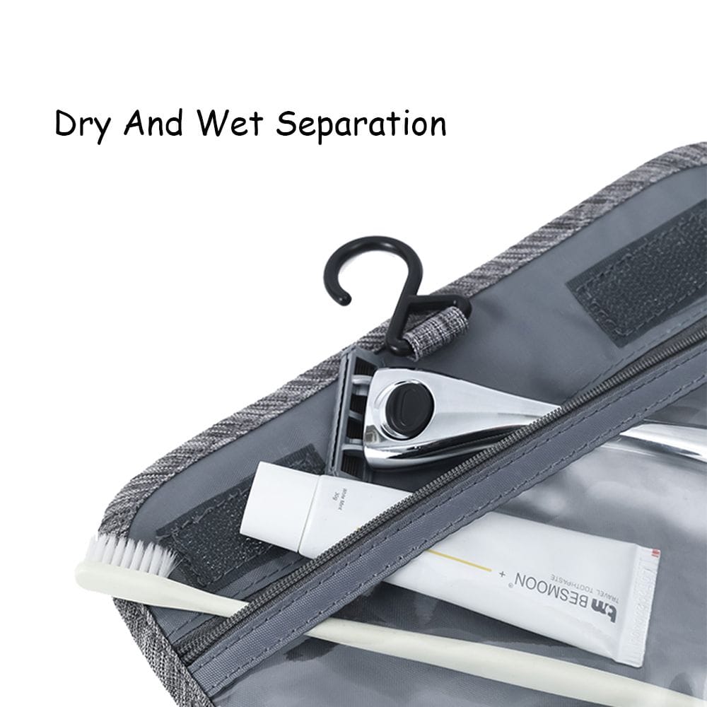 Large capacity travel bag-SA2408-296(Grey) Cosmetic Pouches Apricot