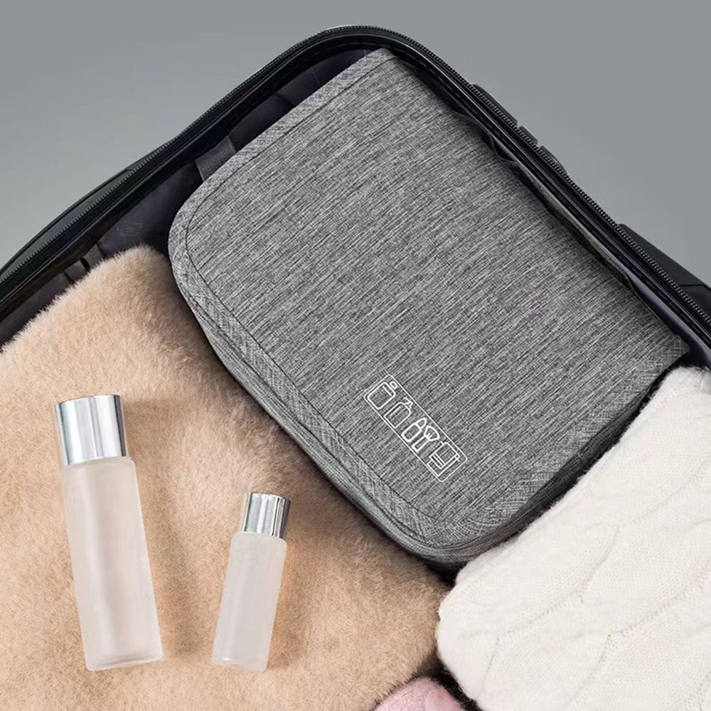 Large capacity travel bag-SA2408-296(Grey) Cosmetic Pouches Apricot