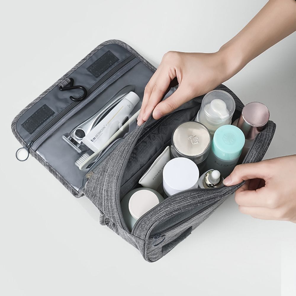 Large capacity travel bag-SA2408-296(Grey) Cosmetic Pouches Apricot
