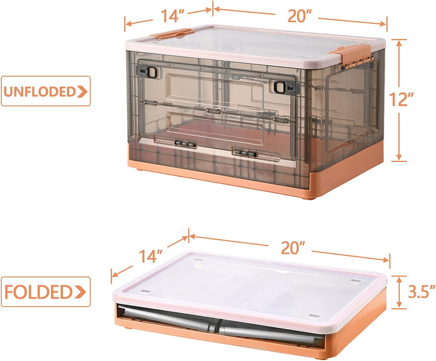 Foldable Storage Box-SA2408-288(Yellow)