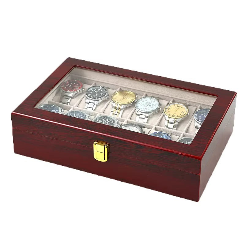 10 Slots Rose Wood Watch Organizer-SA2408-286 Watch box Apricot
