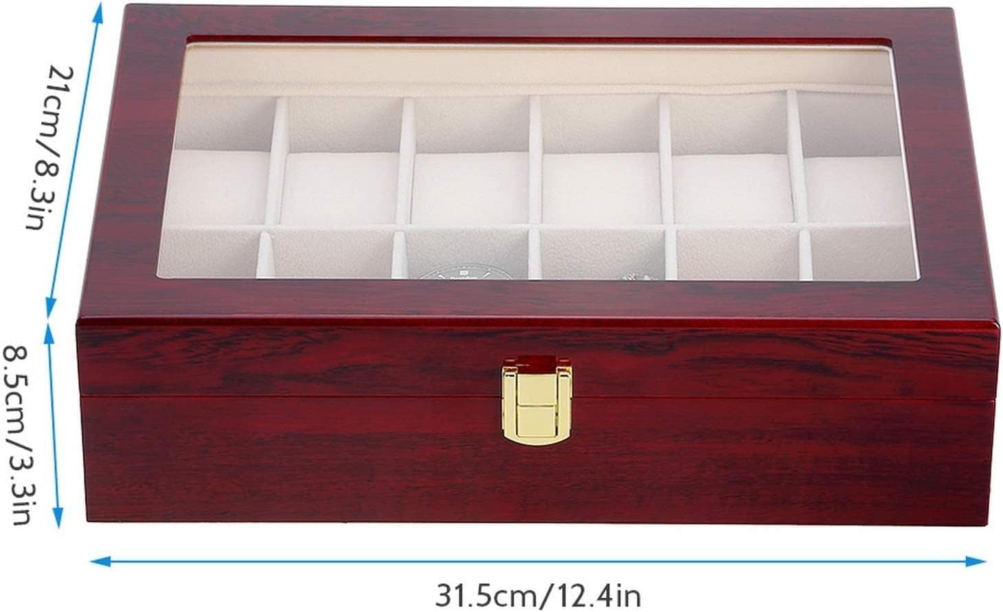 10 Slots Rose Wood Watch Organizer-SA2408-286 Watch box Apricot
