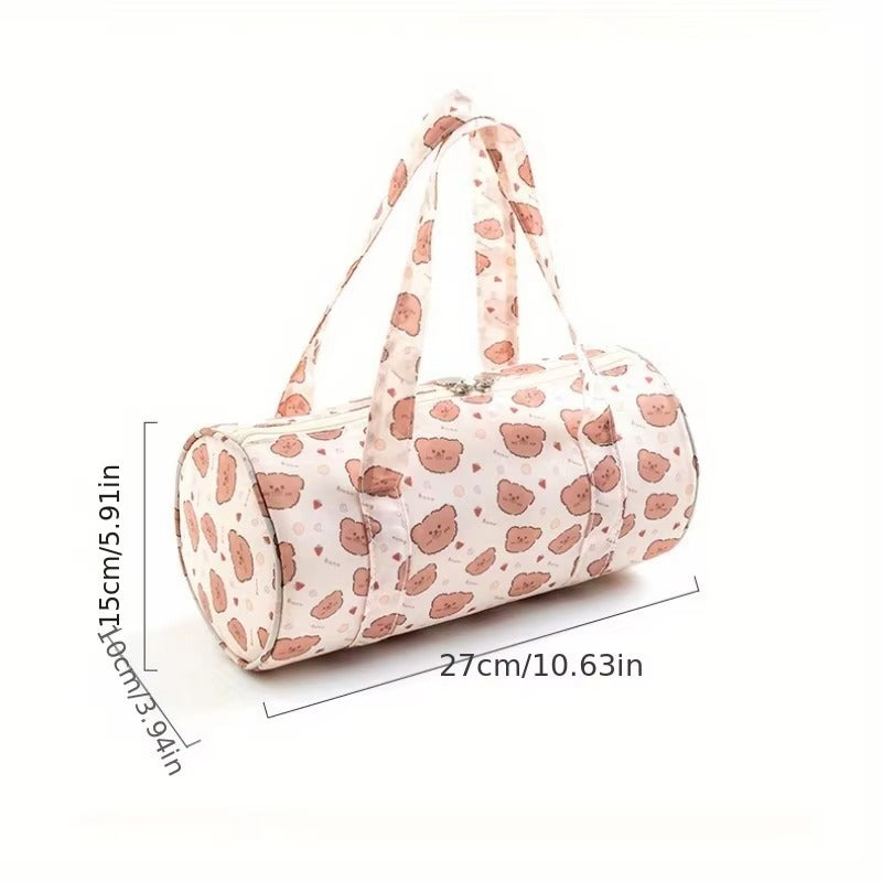 Portable Bra and Sock Storage Box-SA2408-333 Cosmetic Pouches Apricot