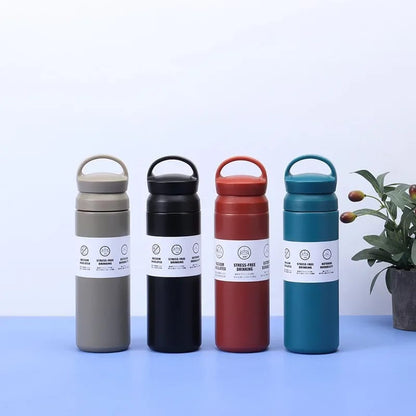 Double-Wall Stainless Steel Insulated Water Bottle(SA2408-225)-Blue Apricot