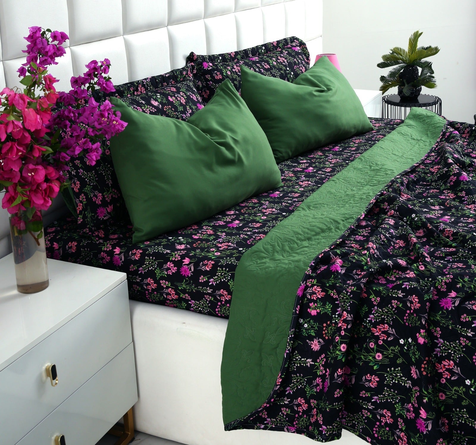 6 PCs Luxury Bed Spread Set-Crocus Bed Spread Apricot