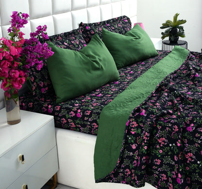 6 PCs Luxury Bed Spread Set-Crocus Bed Spread Apricot