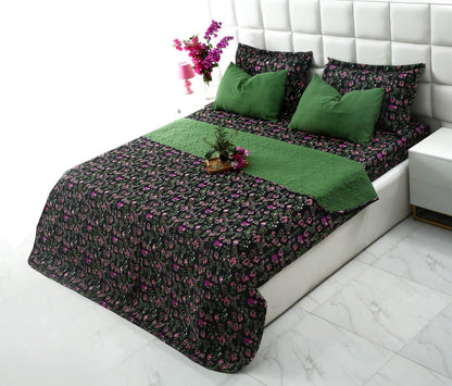 6 PCs Luxury Bed Spread Set-Crocus Bed Spread Apricot
