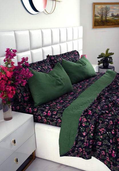 6 PCs Luxury Bed Spread Set-Crocus Bed Spread Apricot