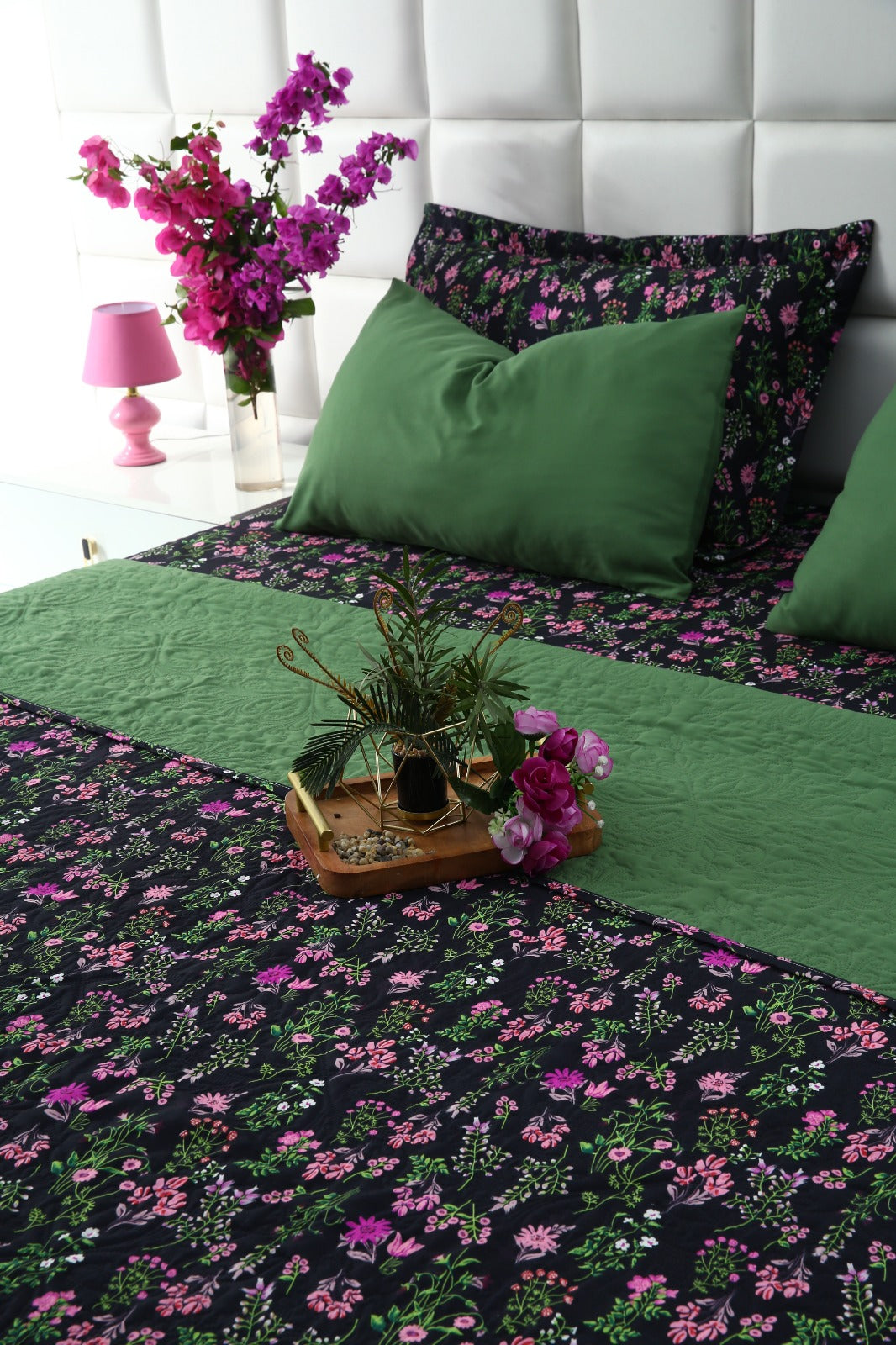 6 PCs Luxury Bed Spread Set-Crocus Bed Spread Apricot