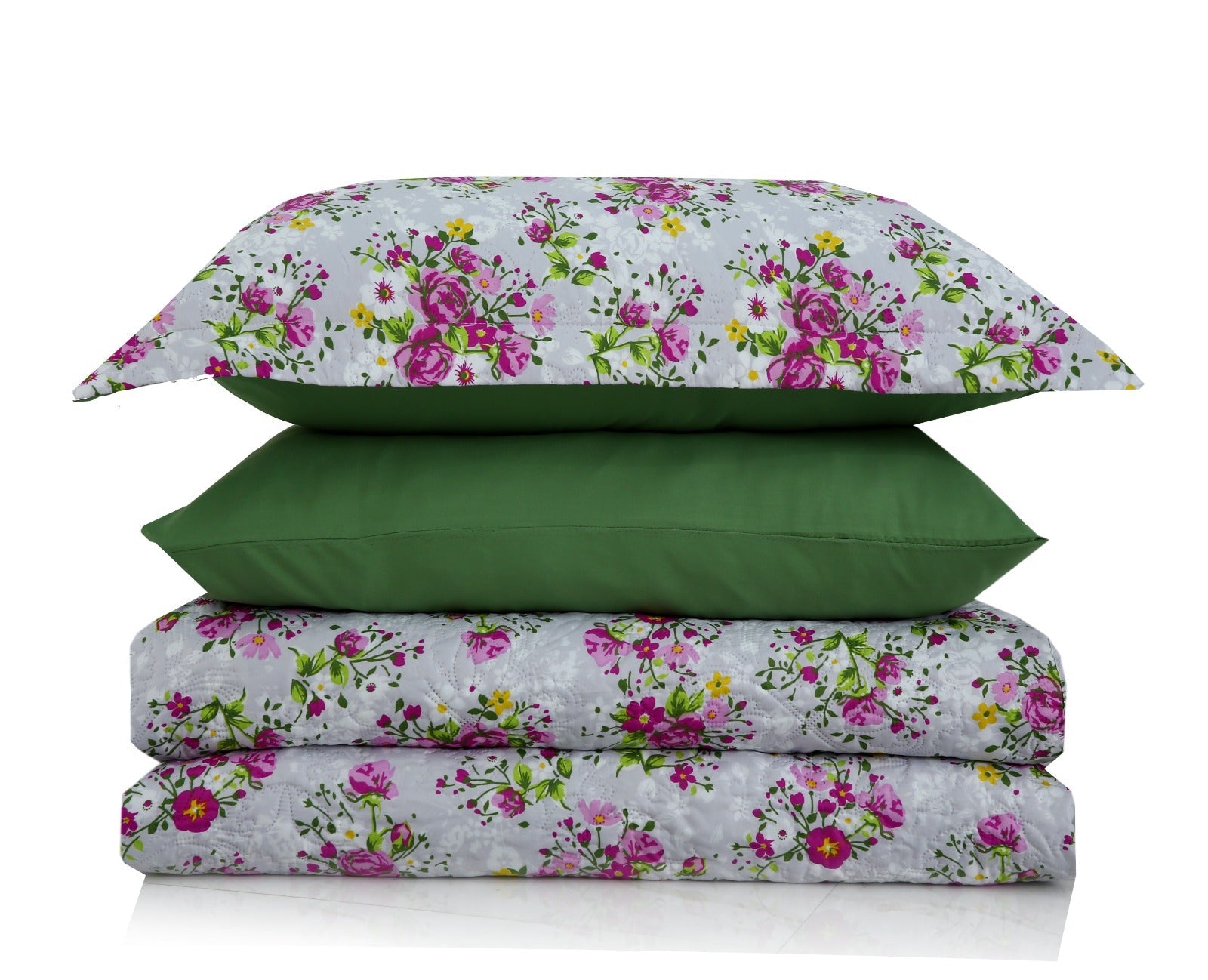 6 PCs Luxury Bed Spread Set-Sweet Pea Bed Spread Apricot