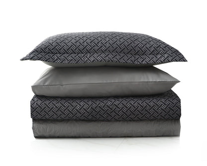 6 PCs Printed Bed Spread Set-Plaid Bed Spread Apricot