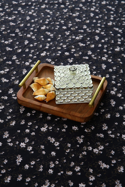 2Pcs Single Bed Sheet-White Jazmin