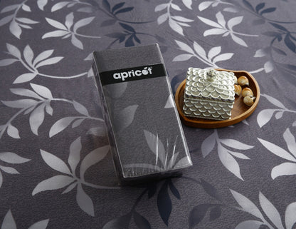 2Pcs Single Bed Sheet-Grey Leaf