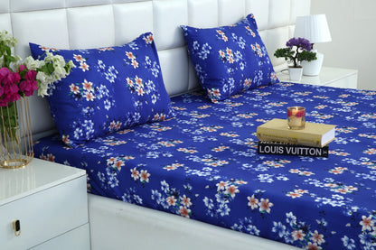 Fitted Bed Sheet-Phlox Fitted Sheets Apricot