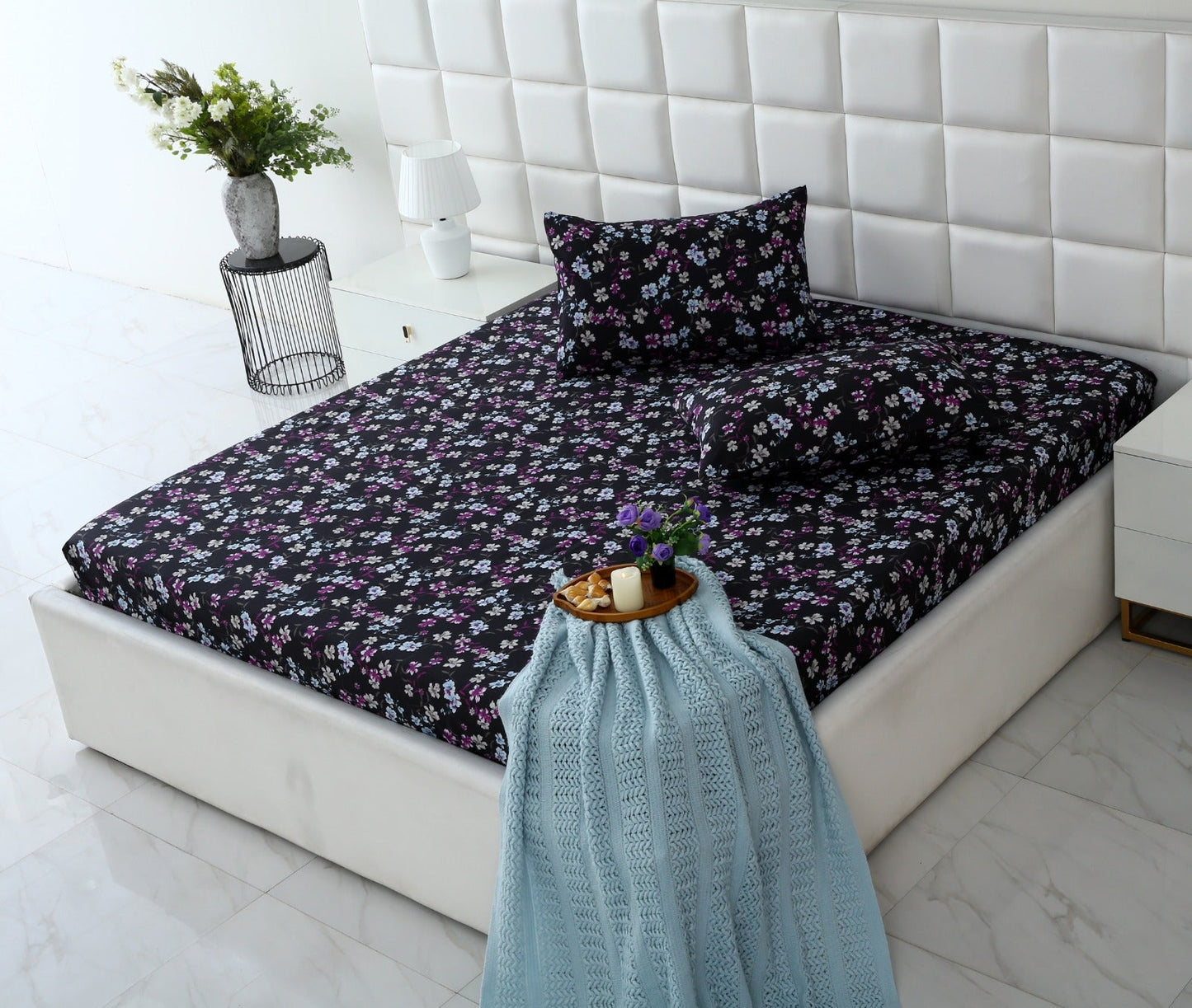 Fitted Bed Sheet-Rosemary Fitted Sheets Apricot