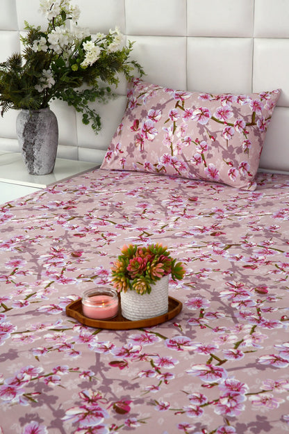 2Pcs Single Bed Sheet-Bloom Bliss