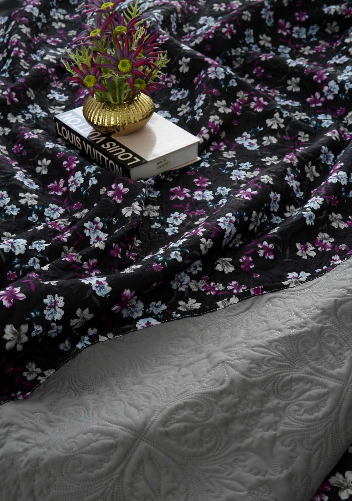 6 PCs Dyed Bed Spread Set-Rosemary Bed Spread Apricot