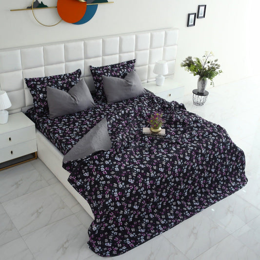 6 PCs Dyed Bed Spread Set-Rosemary Bed Spread Apricot