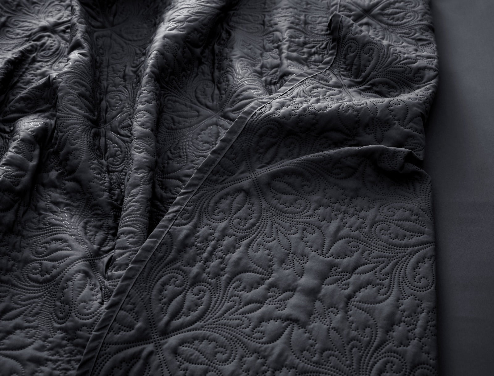 6 PCs Luxury Bed Spread Set-Grey Bed Spread Apricot