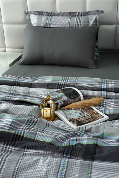 6 PCs Duvet Cover Set-Malvern Duvet Cover Apricot