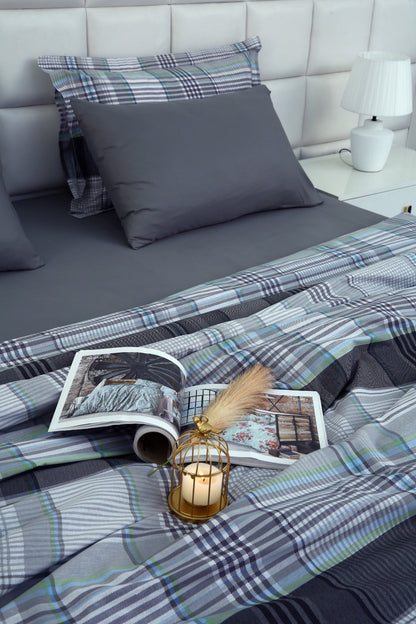 6 PCs Duvet Cover Set-Malvern Duvet Cover Apricot