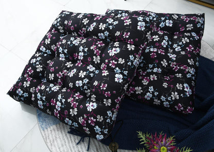 Digital Printed Square Floor Cushions-Rosemary cushions Apricot