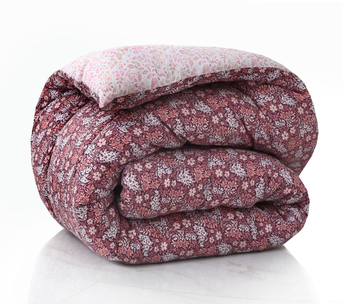 8 PCs Winter Comforter Set-Daisy Day Comforters Apricot