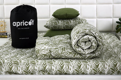5 PCs Single Comforter Set-Emeralds Comforters Apricot