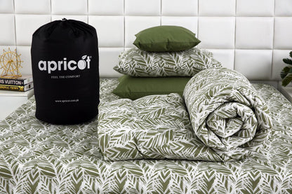 5 PCs Single Comforter Set-Emeralds Comforters Apricot