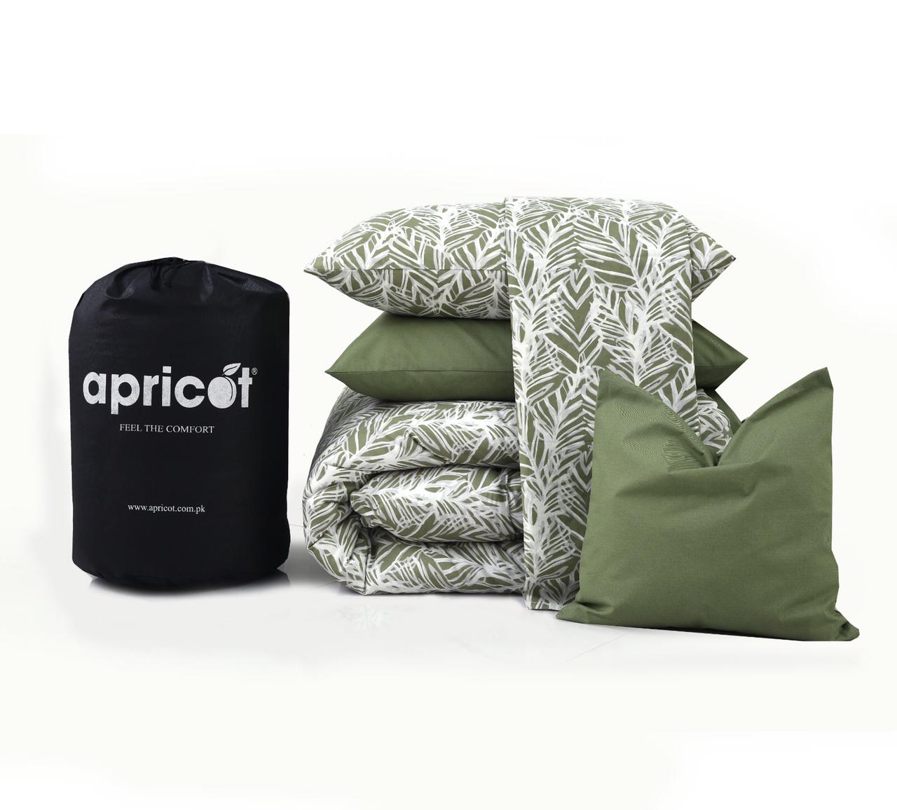 8 PCs Winter Comforter Set-Emeralds Comforters Apricot