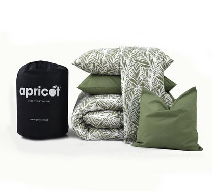 8 PCs Winter Comforter Set-Emeralds Comforters Apricot