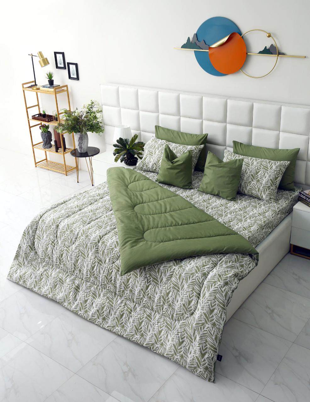 8 PCs Winter Comforter Set-Emeralds Comforters Apricot