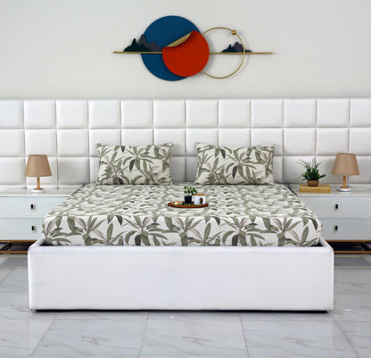 Fitted Bed Sheet-Pine Fitted Sheets Apricot