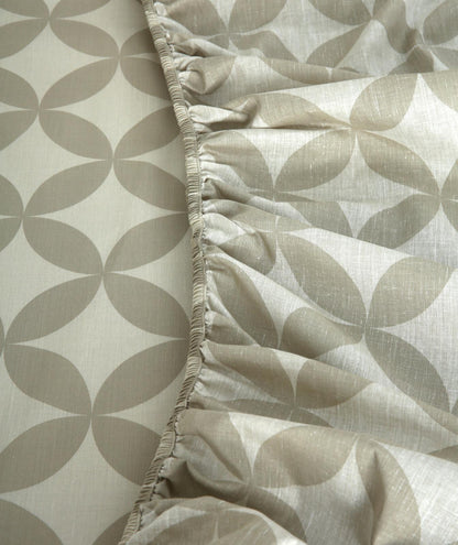Fitted Bed Sheet-Russet Fitted Sheets Apricot