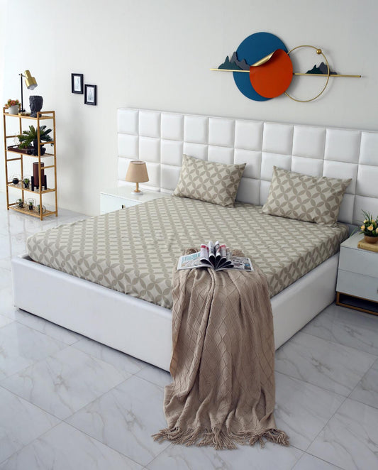 Fitted Bed Sheet-Russet Fitted Sheets Apricot