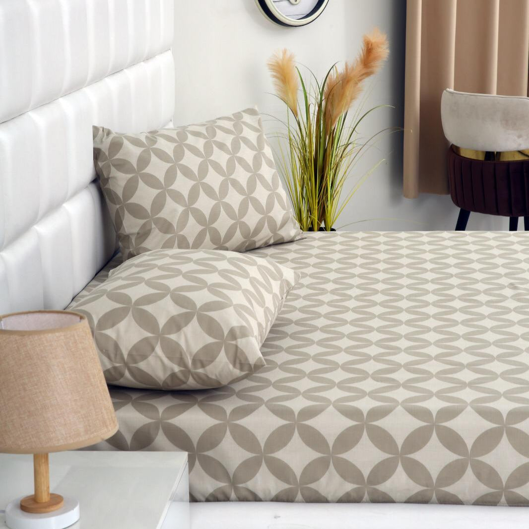 Fitted Bed Sheet-Russet Fitted Sheets Apricot