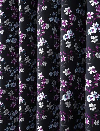 2 PCs Blackout Room Curtains-Rosemary Curtains Apricot