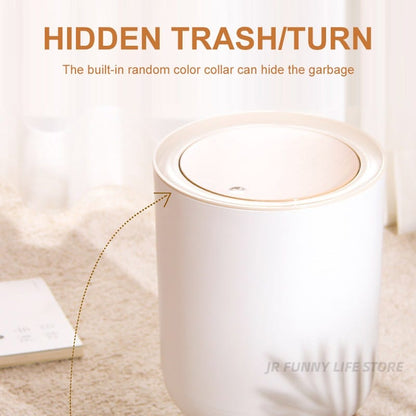 Indoor trash Bin With Wooden Feets-SA2408-108 Bathroom Accessory Sets Apricot