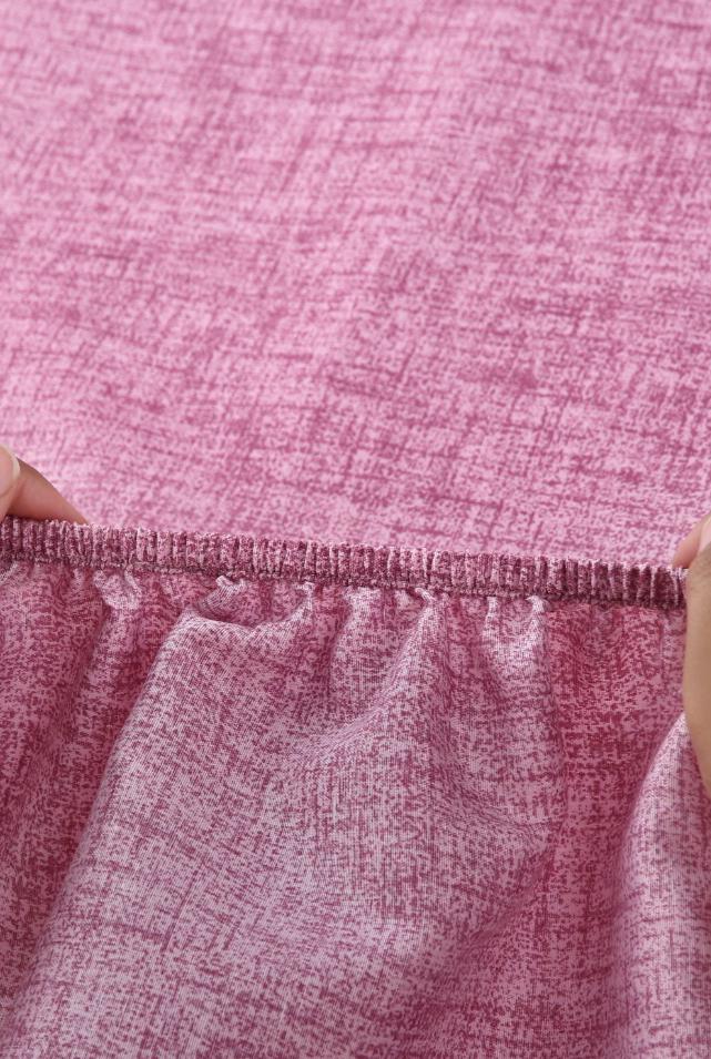 Fitted Bed Sheet-Pink Texture Fitted Sheets Apricot