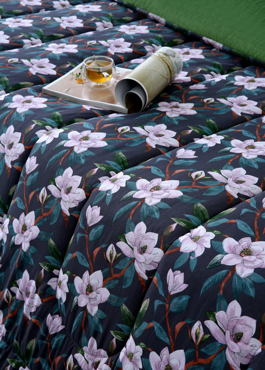 1 PC Single Comforter-Snowy Petal Comforters Apricot