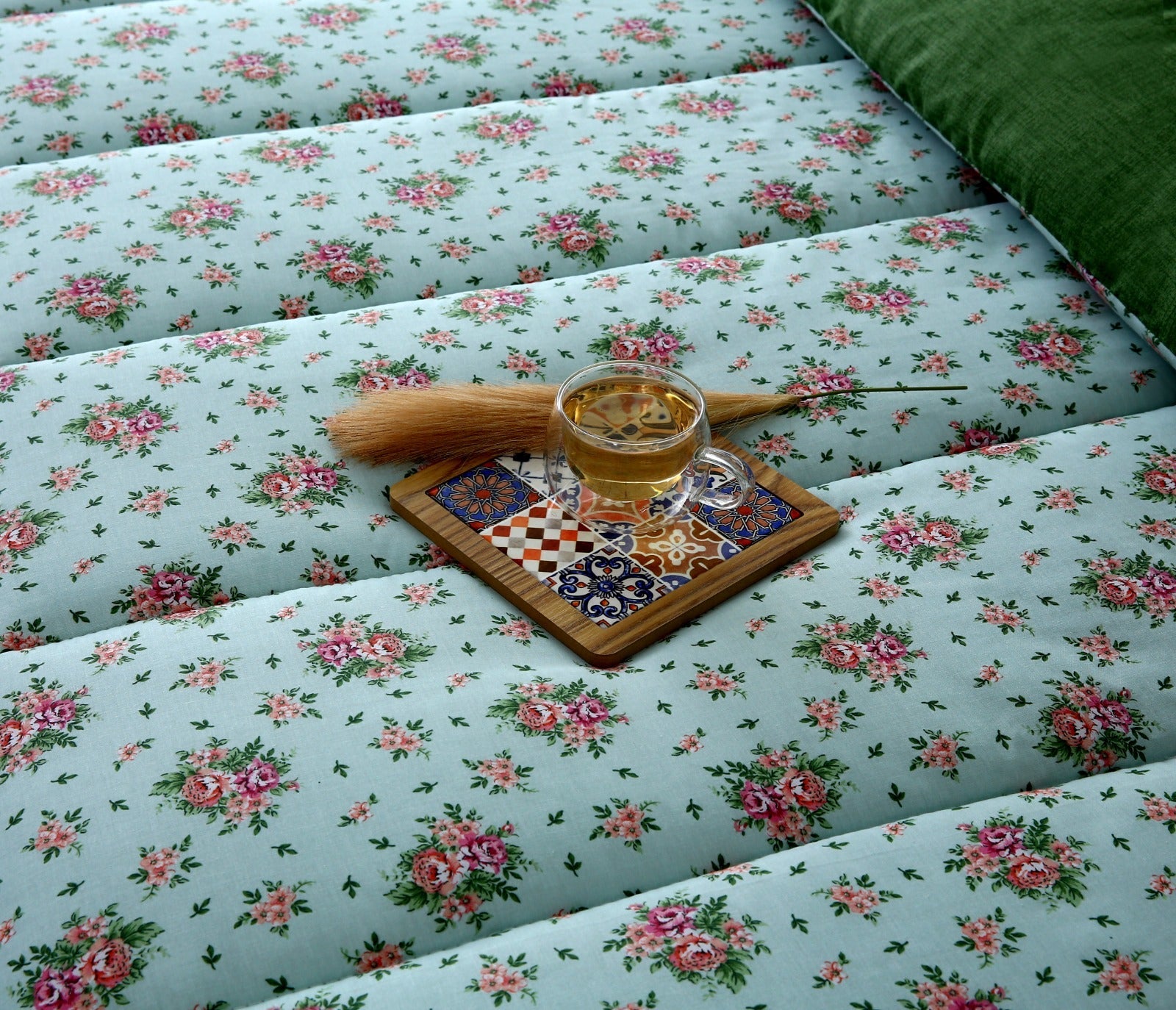 5 PCs Single Comforter Set-Verdant Comforters Apricot