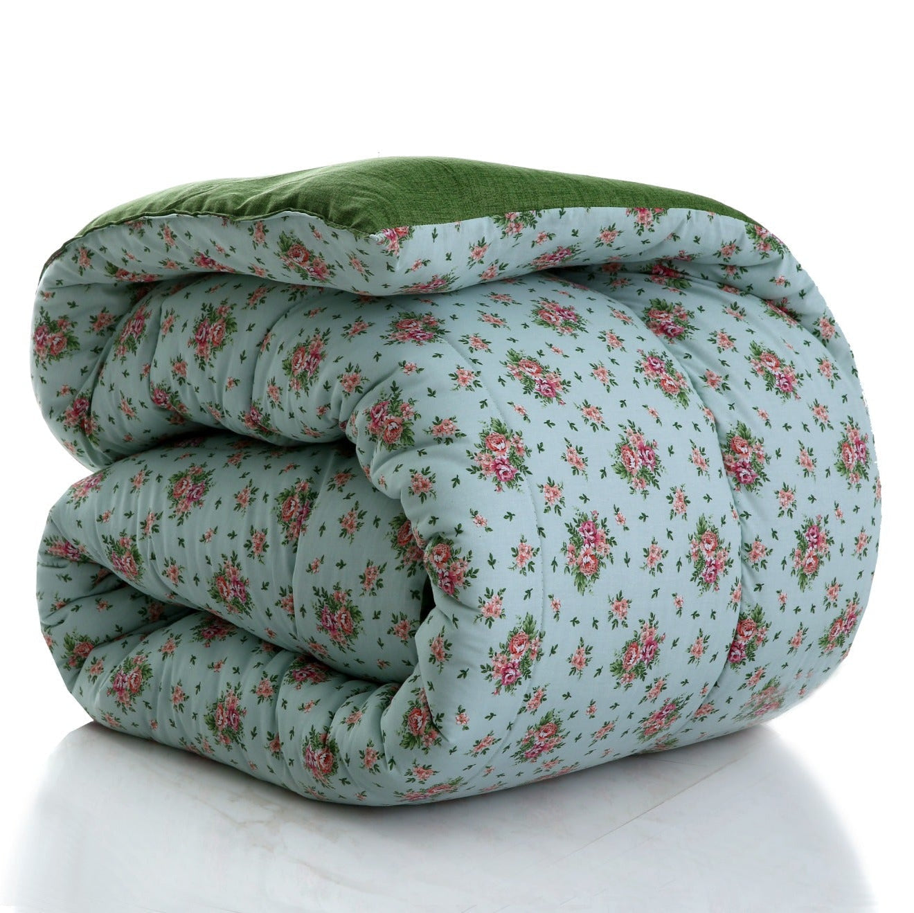 1 PC Double Winter Comforter-Verdant Comforters Apricot