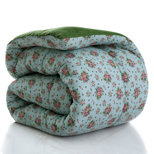1 PC Double Winter Comforter-Verdant Comforters Apricot