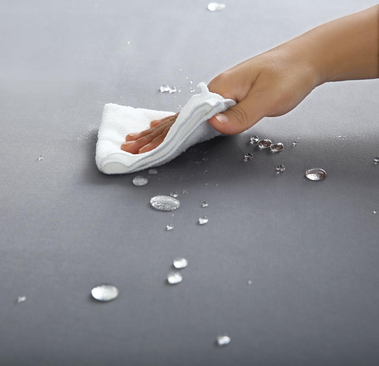 100% Water Replant Fitted Sheet-Grey Protectors Apricot