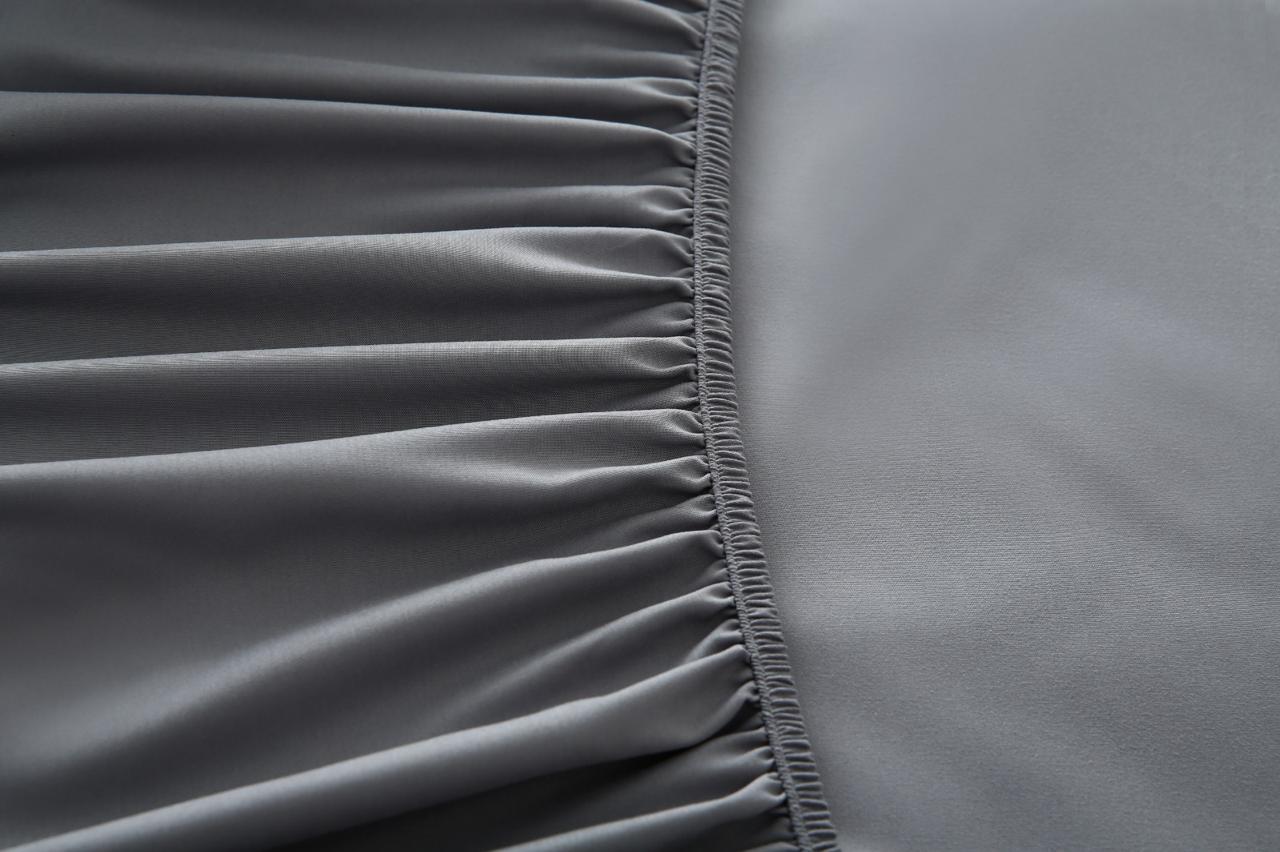 100% Water Replant Fitted Sheet-Grey Protectors Apricot