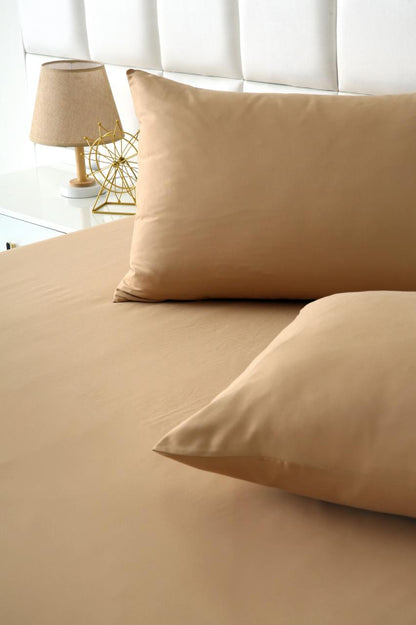 100% Water Replant Fitted Sheet-Beige Protectors Apricot