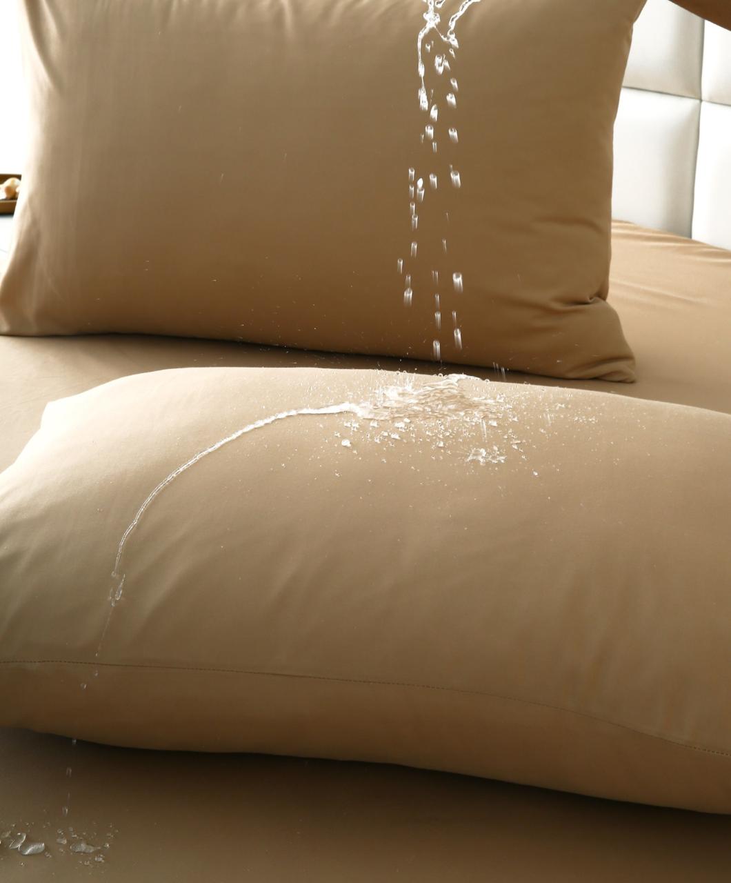 100% Water Replant Fitted Sheet-Beige Protectors Apricot