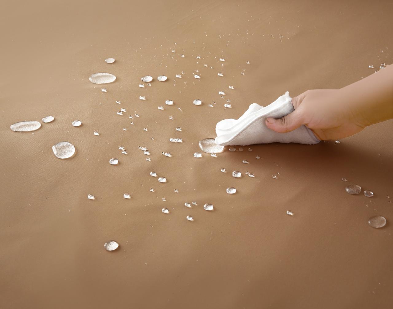 100% Water Replant Fitted Sheet-Beige Protectors Apricot