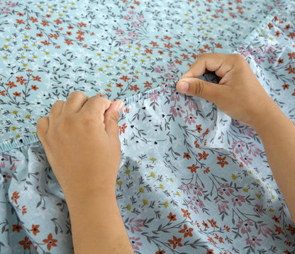 Fitted Bed Sheet-Alabaster Fitted Sheets Apricot