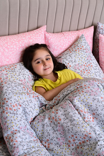 8 PCs Winter Comforter Set-Sweet Alyssum Comforters Apricot